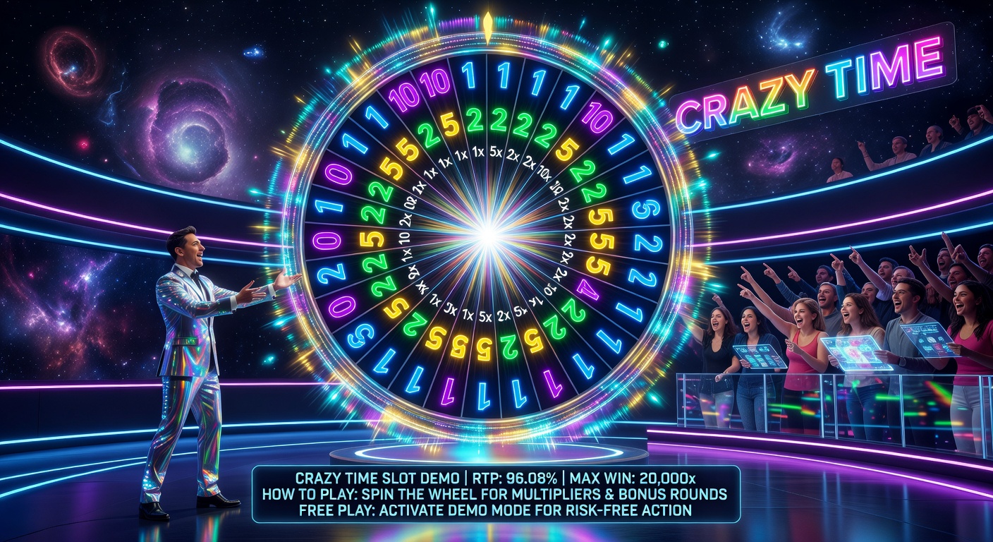 Crazy Time Slot Demo — Honest Review, RTP & Volatility
