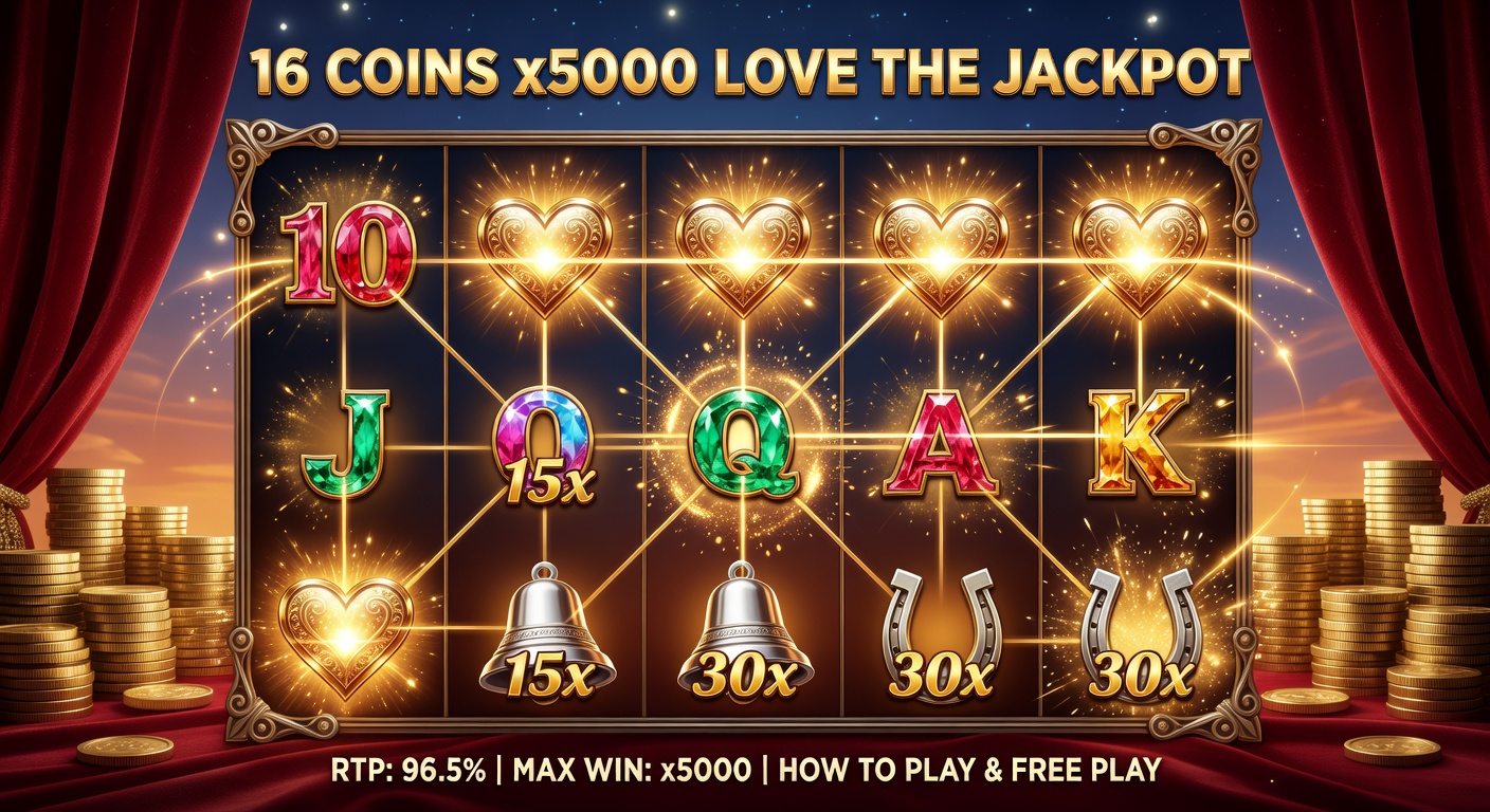 16 Coins x5000 Love the Jackpot Slot Demo — Honest Review, RTP & Volatility