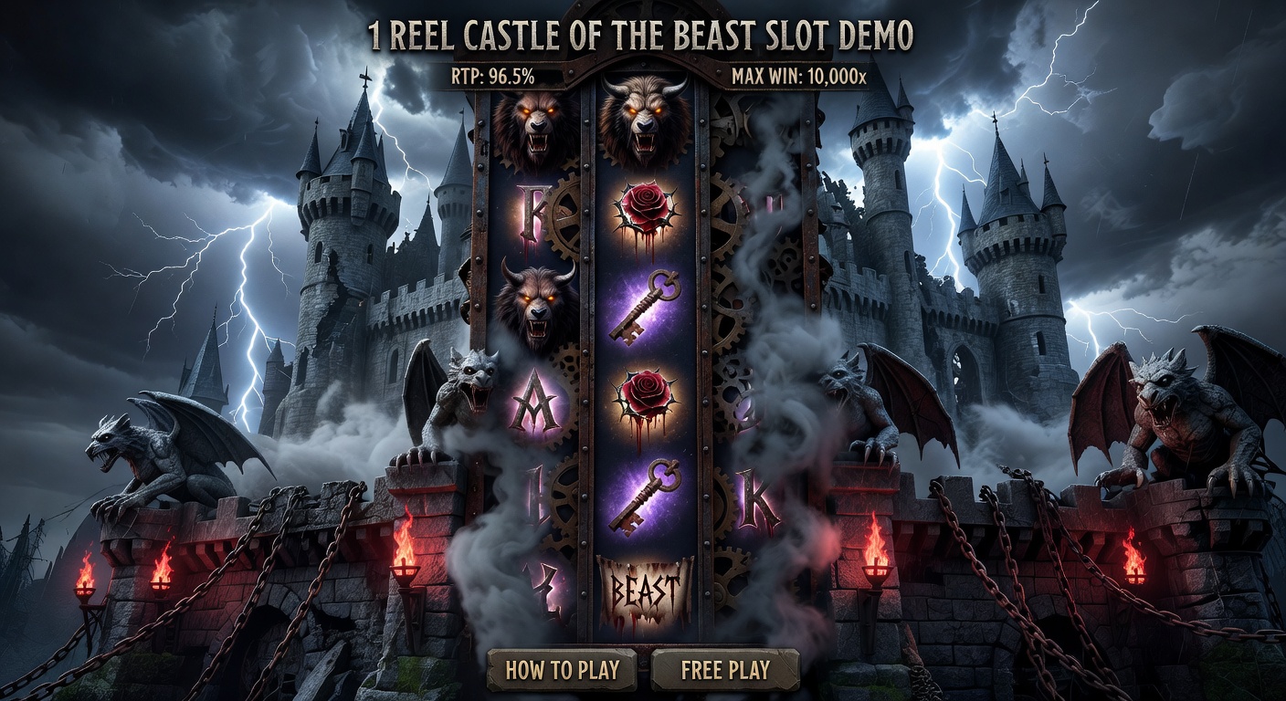 1 Reel Castle of the Beast Slot Demo — Honest Review, RTP & Volatility