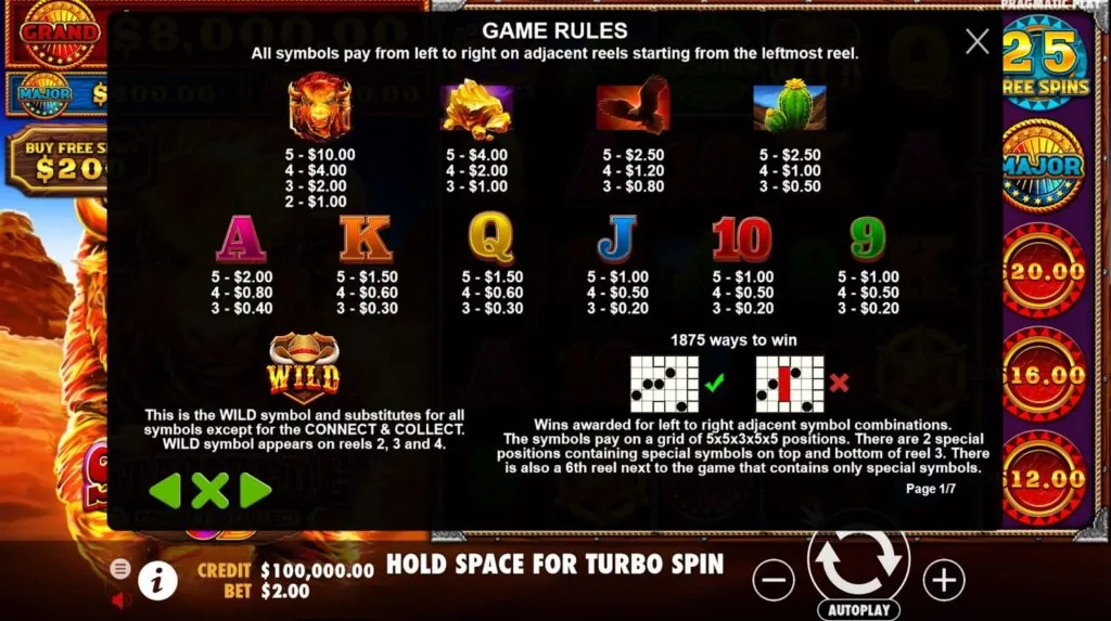 how to play Fire Stampede slot game