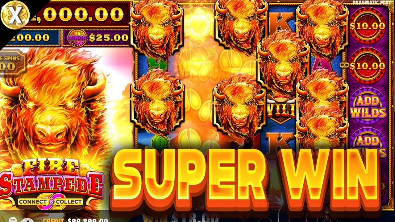 Fire Stampede slot features and rtp