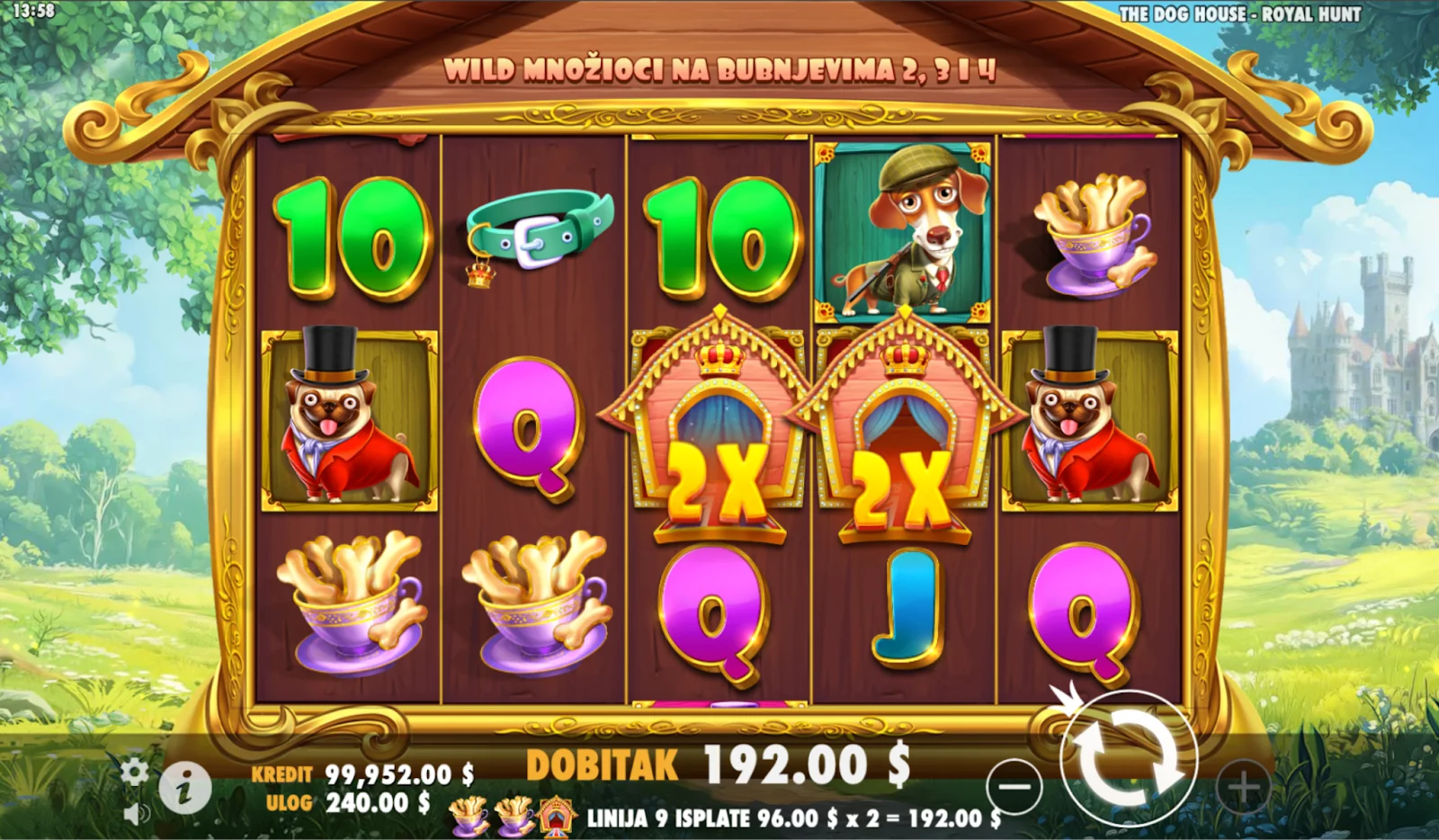 The Dog House – Royal Hunt slot game