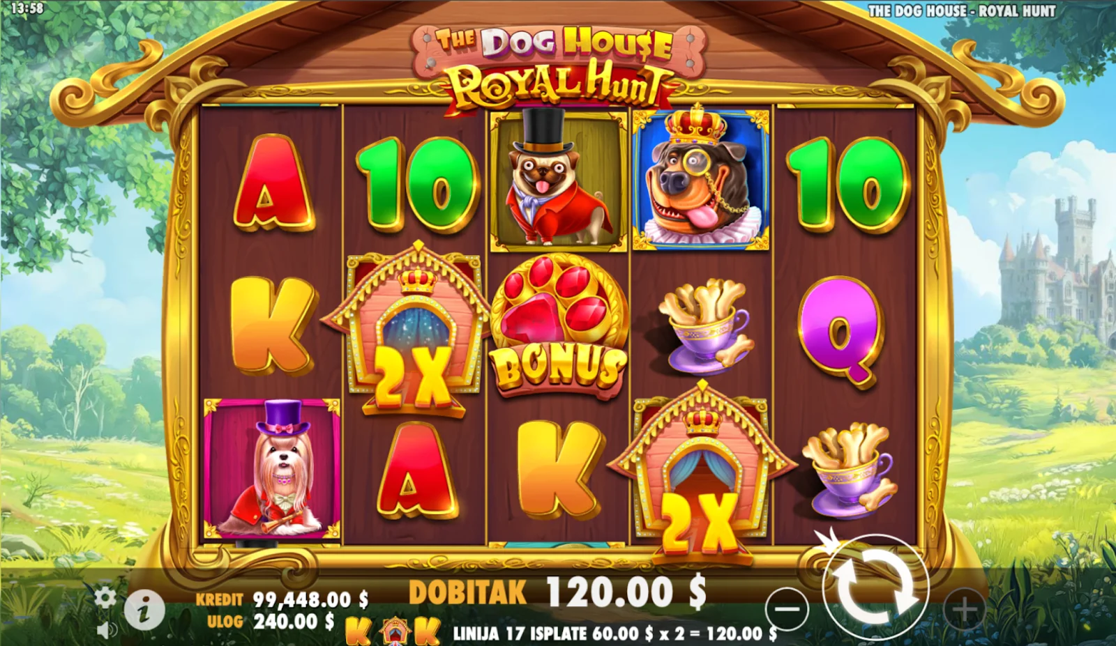 The Dog House – Royal Hunt slot features and rtp