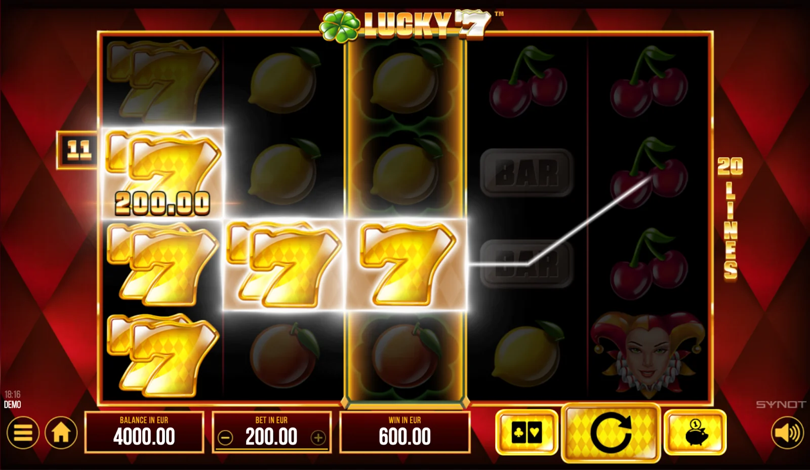 Lucky 77 demo gameplay