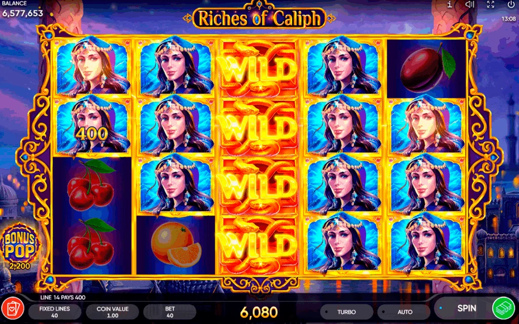 Riches of Caliph slot game screenshot