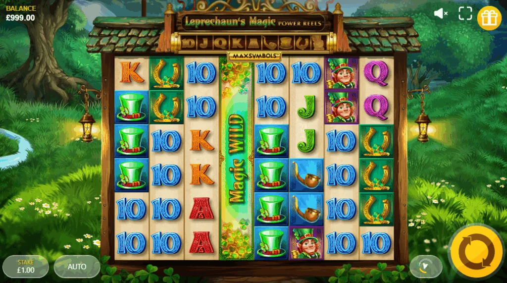 Leprechaun’s Magic Power Reel slot features and rtp