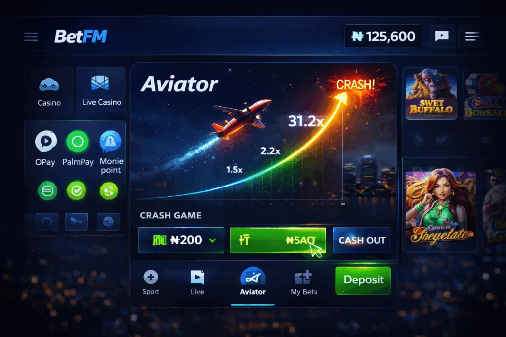 Aviator on BetFM: Nigeria Features