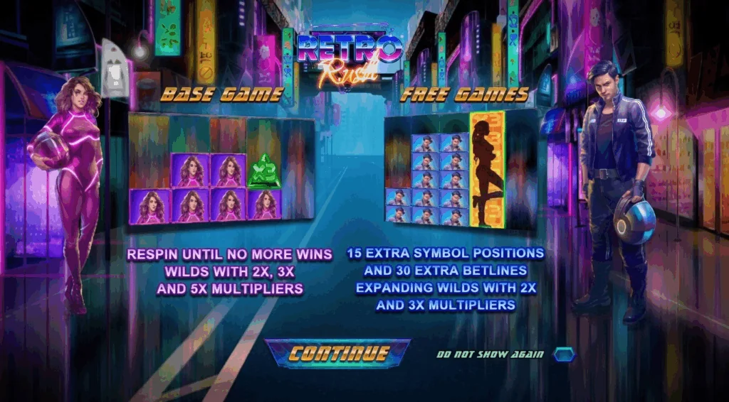 Retro Rush demo gameplay