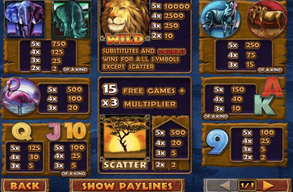 Safari Heat slot features and rtp