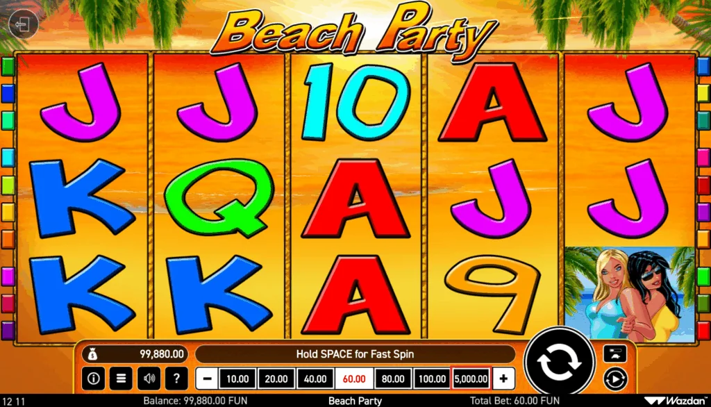 Beach Party demo gameplay