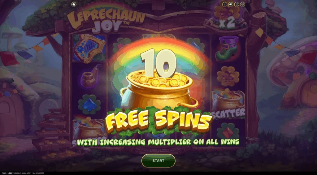 Leprechaun Joy slot features and rtp