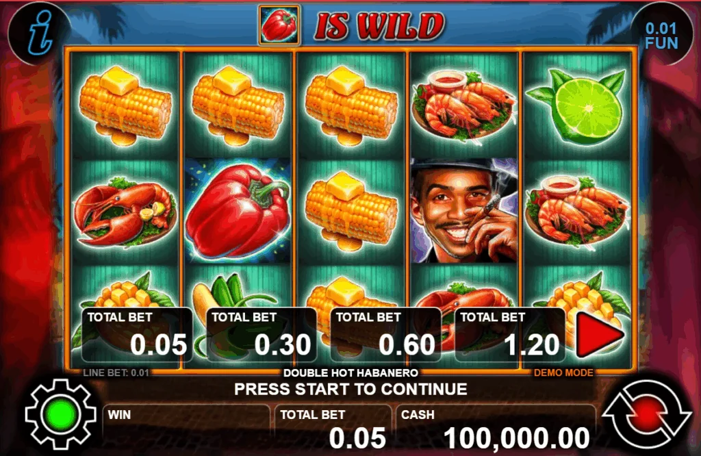 Double Hot Habanero slot game screenshot
