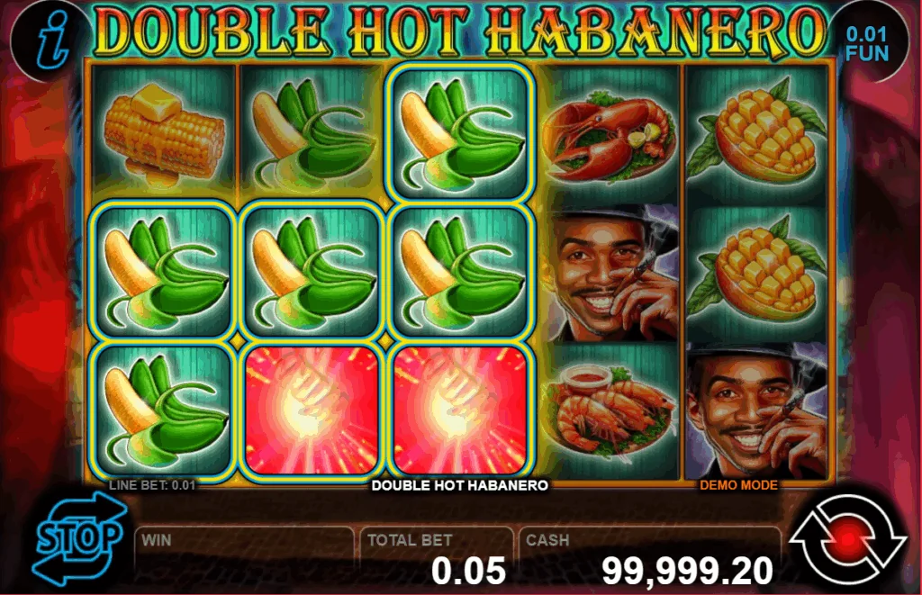 Double Hot Habanero slot features and rtp