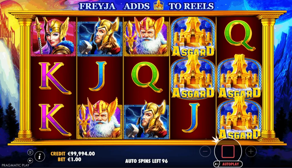 Asgard slot features and rtp