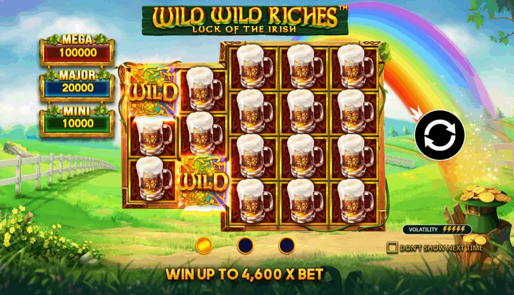Wild Wild Riches slot game screenshot