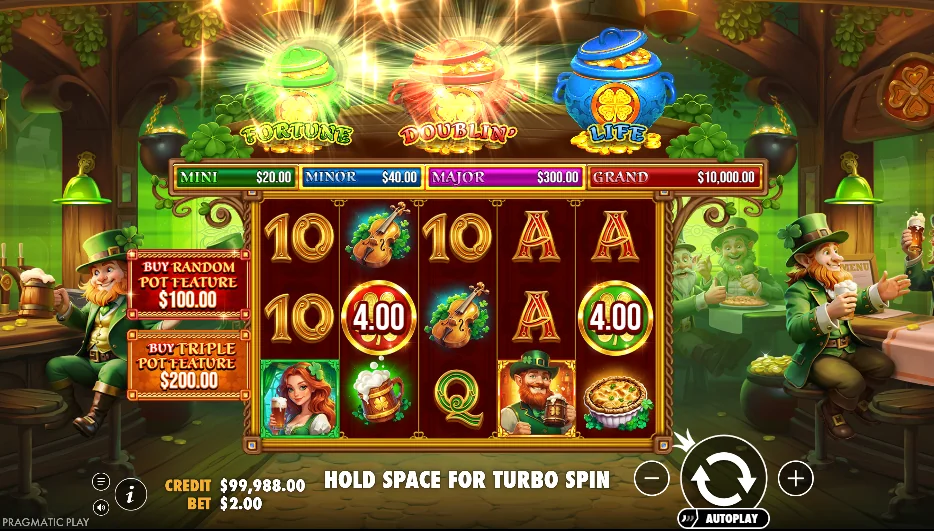 Lucky’s Wild Pub slot game