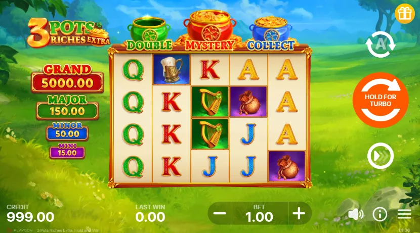 3 Pots Riches Extra slot game screenshot