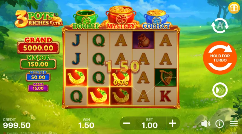 3 Pots Riches Extra demo gameplay how to play