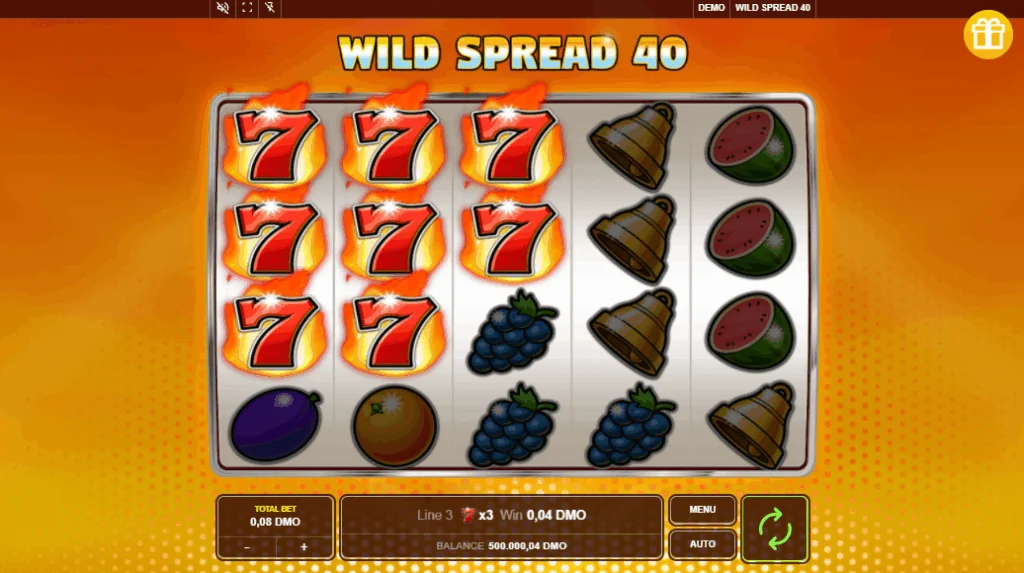 Wild Spread 40 slot game screenshot