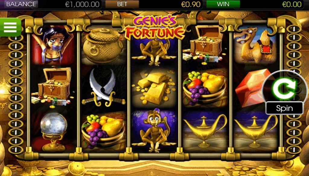 Genie’s Fortune slot game screenshot
