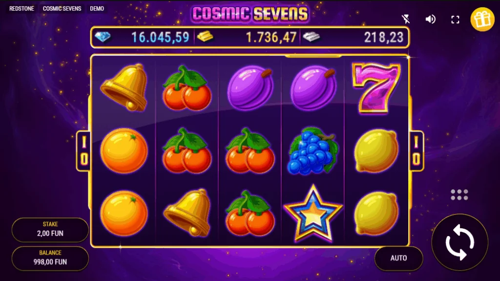 Cosmic Sevens demo gameplay
