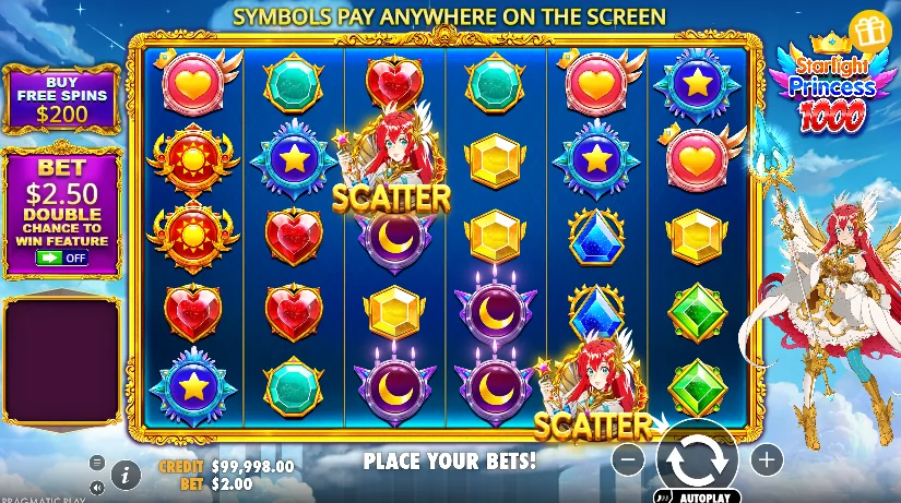 Starlight Princess 1000 demo gameplay how to play
