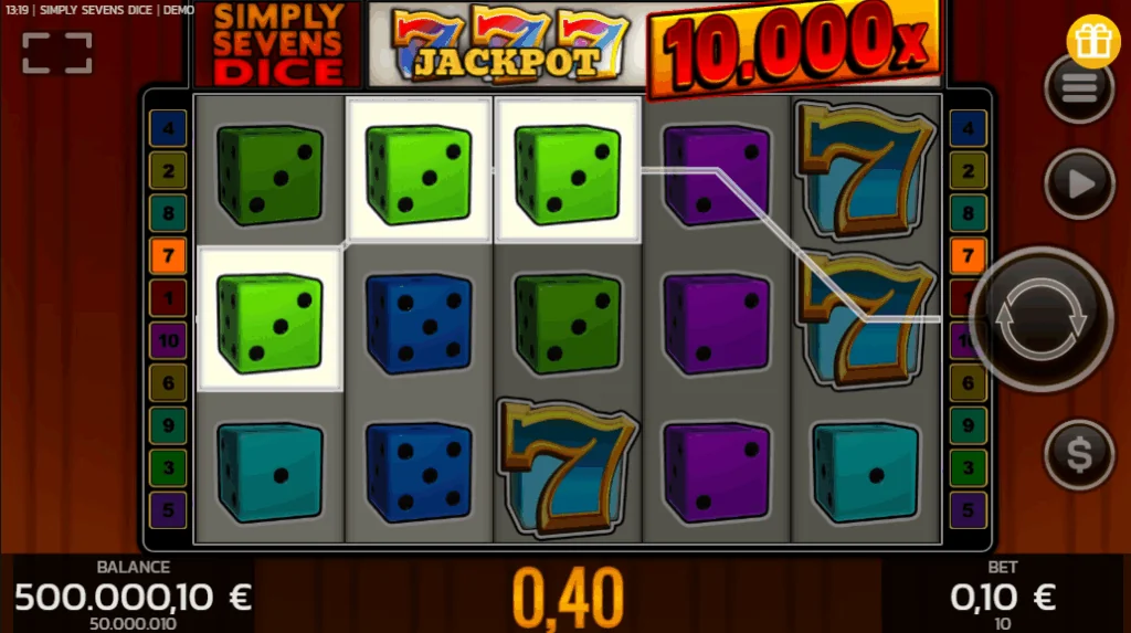 Simply Sevens Dice demo gameplay