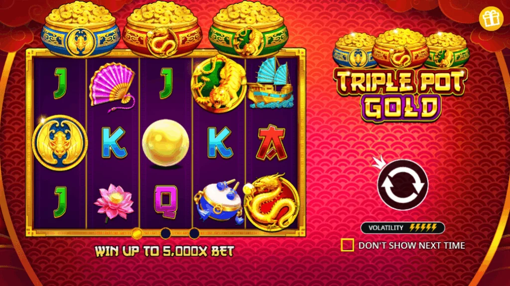 Triple Pot Gold slot game screenshot