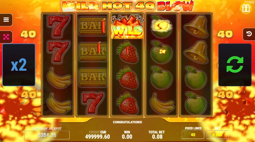 Wild Hot 40 Blow demo gameplay how to play