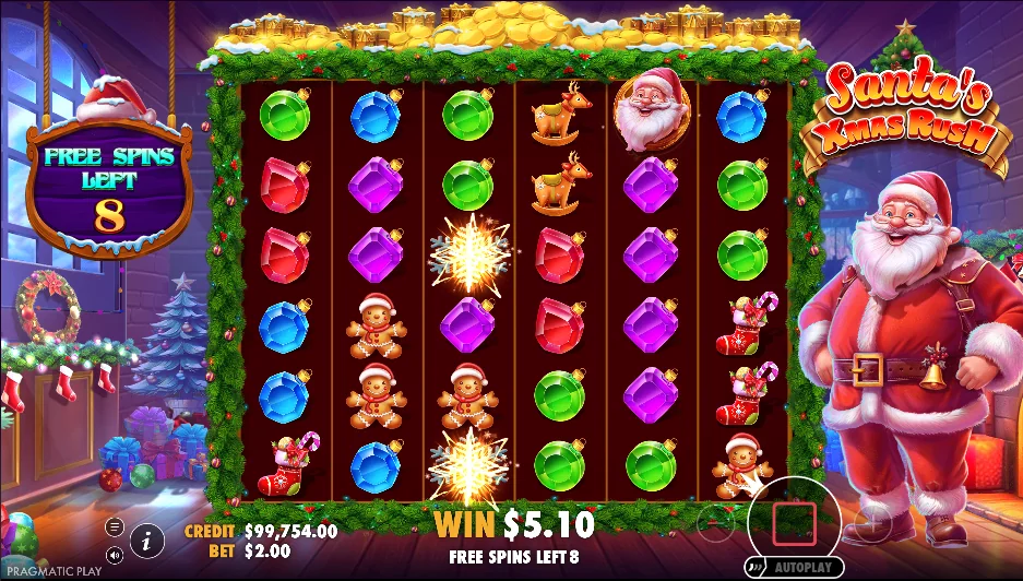 Santa’s Xmas Rush slot game
