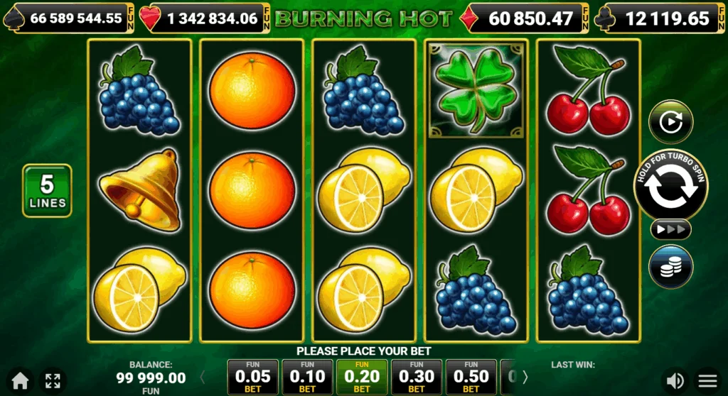 Burning Hot demo gameplay how to play