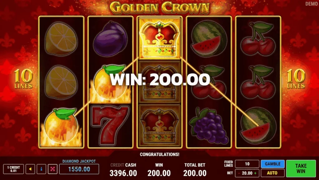 Golden Crown demo gameplay