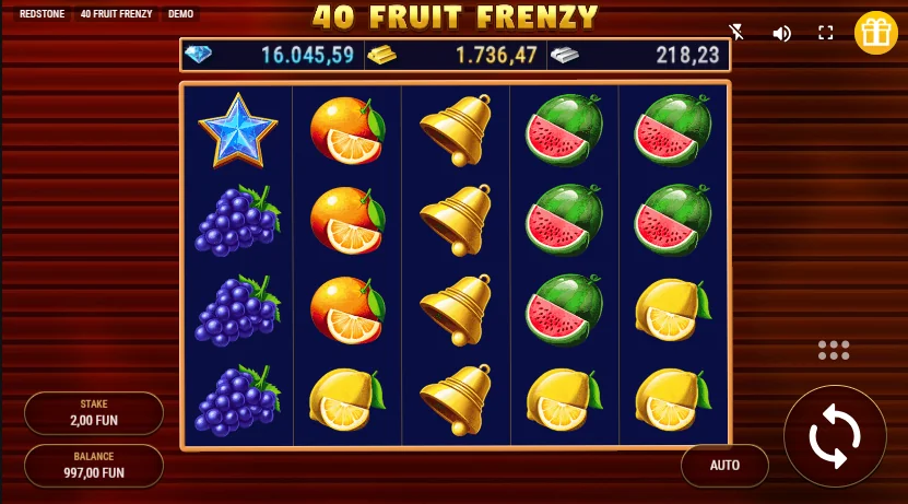 40 Fruit Frenzy slot game