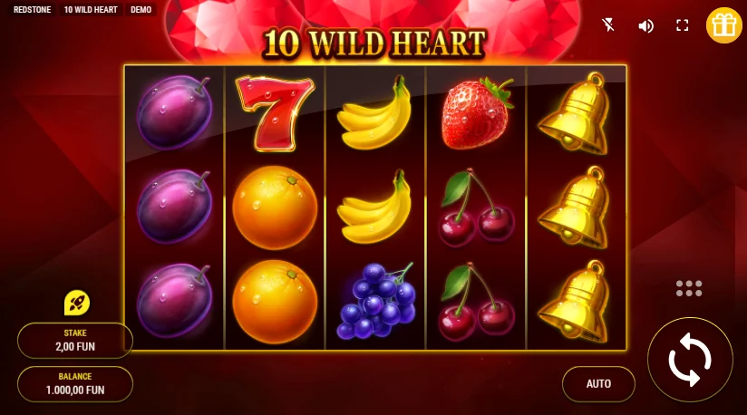 10 Wild Heart slot game screenshot