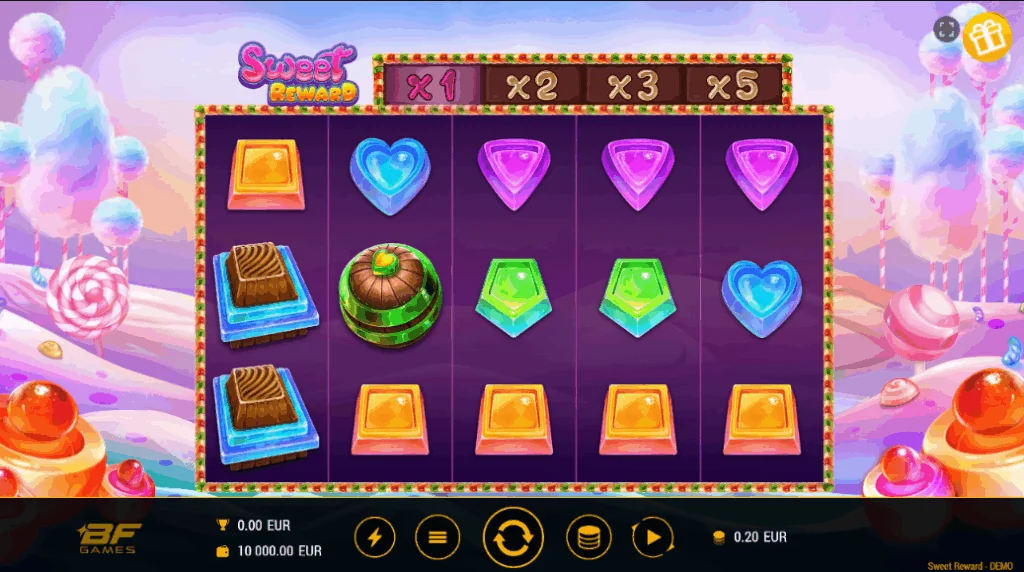 Sweet Reward slot game screenshot