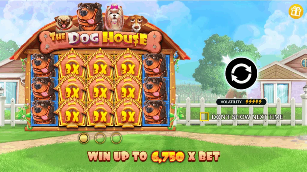 The Dog House slot game screenshot