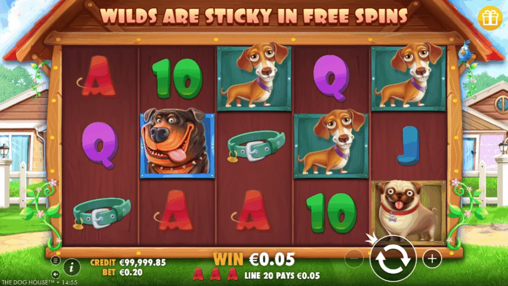 The Dog House slot features and rtp