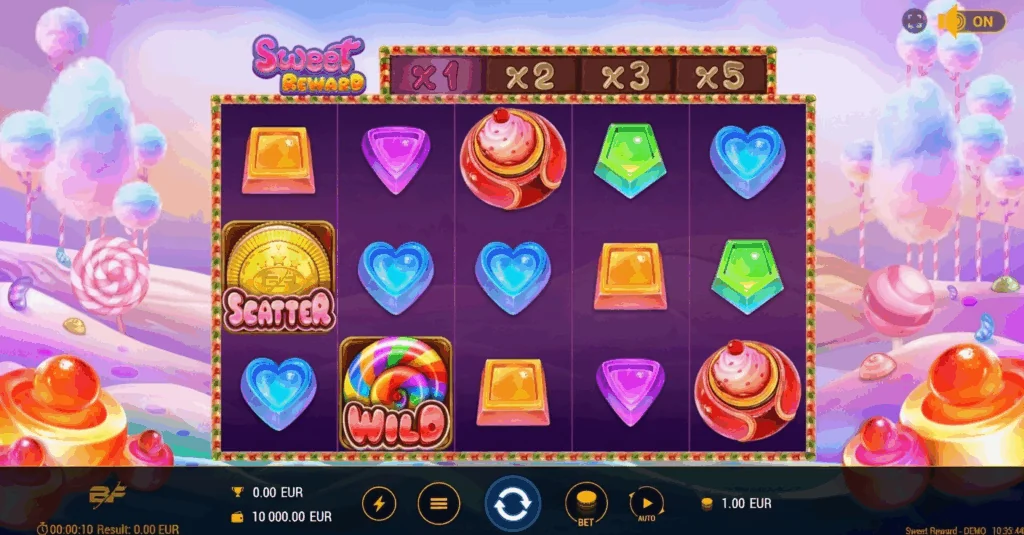 how to play Sweet Reward slot game