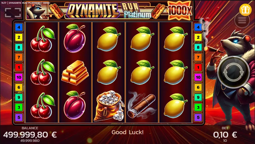 Dynamite Run Platinum demo gameplay how to play