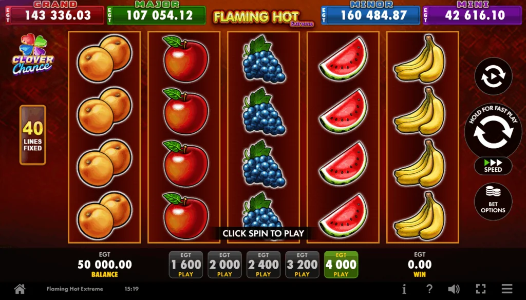 Flaming Hot Extreme slot game screenshot