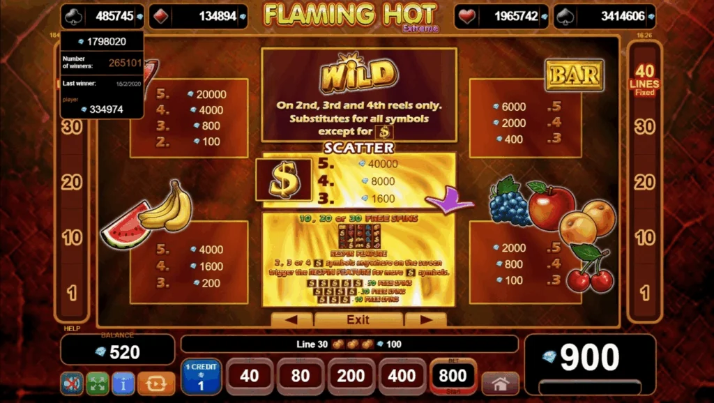 Flaming Hot Extreme demo gameplay