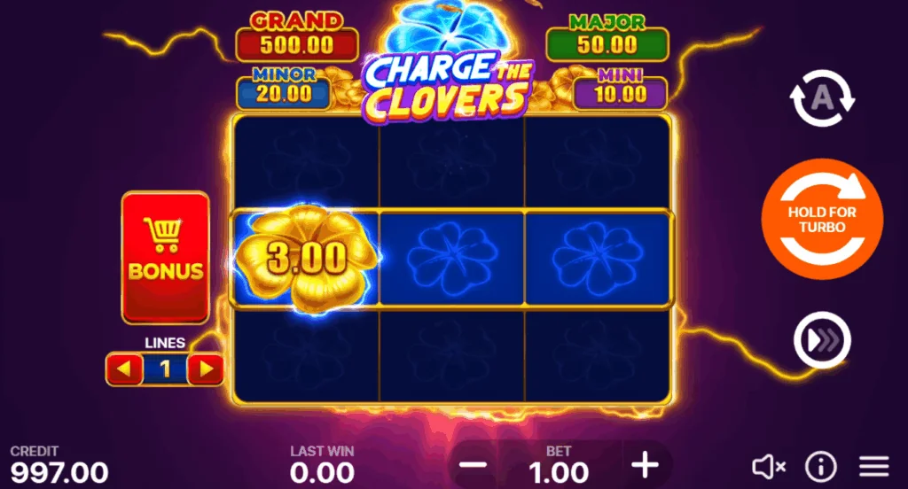 Charge the Clovers demo gameplay how to play
