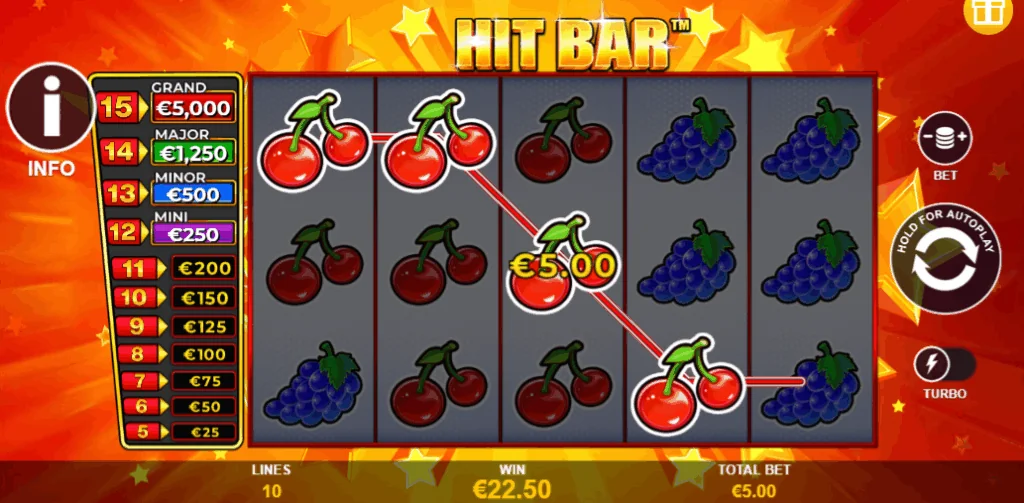 Hit Bar demo gameplay