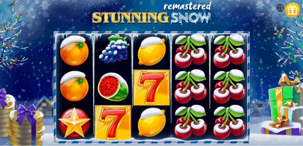 Stunning Snow Remastered slot game screenshot