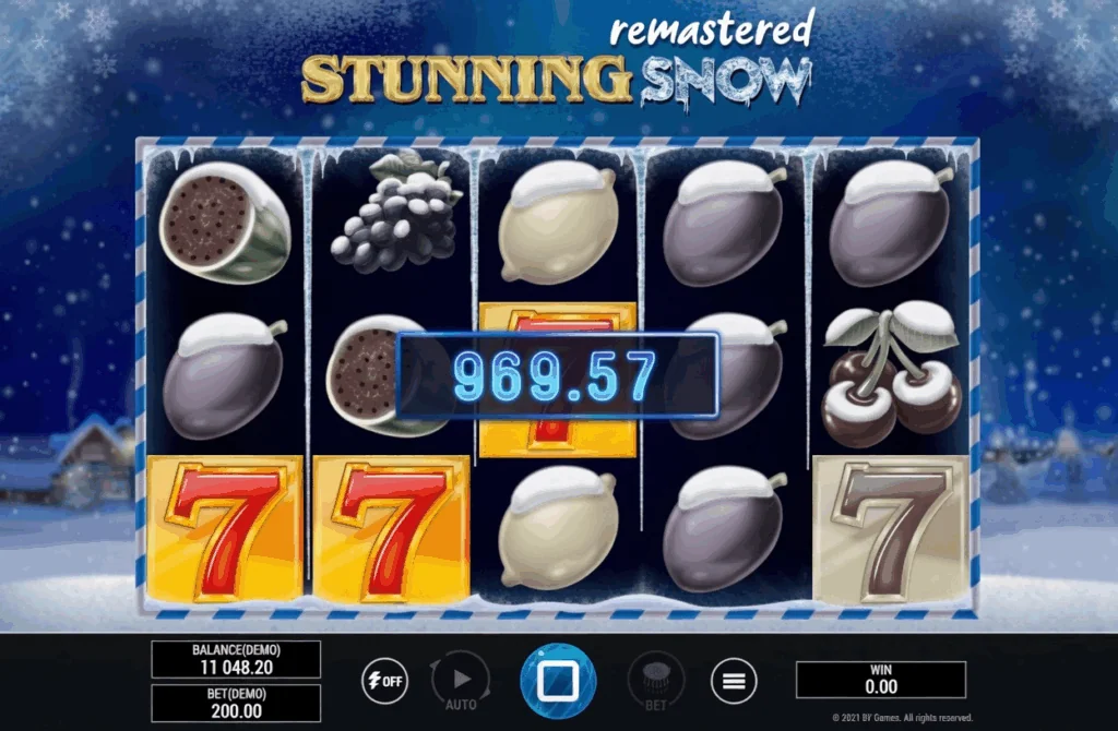 Stunning Snow Remastered slot features and rtp