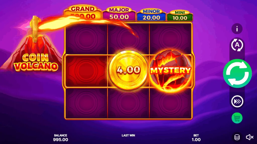 Coin Volcano demo gameplay