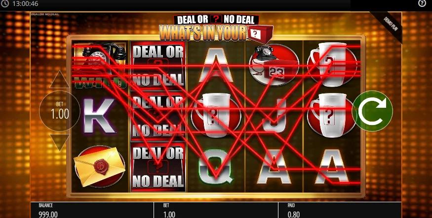 Deal or No Deal slot features and rtp