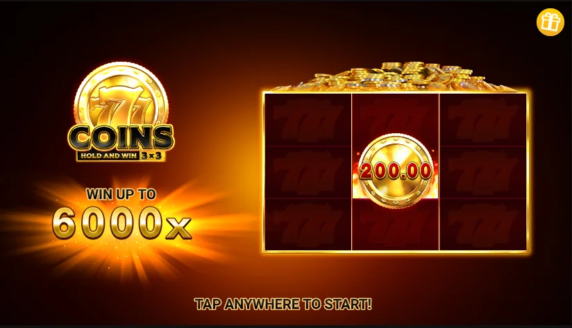 777 Coins slot game screenshot