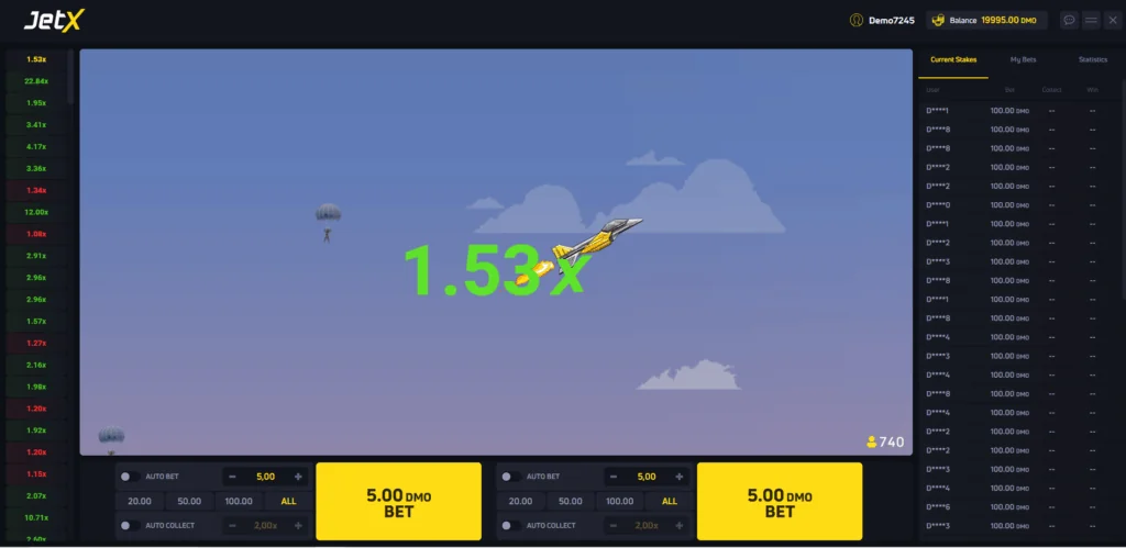 how to play JetX slot game